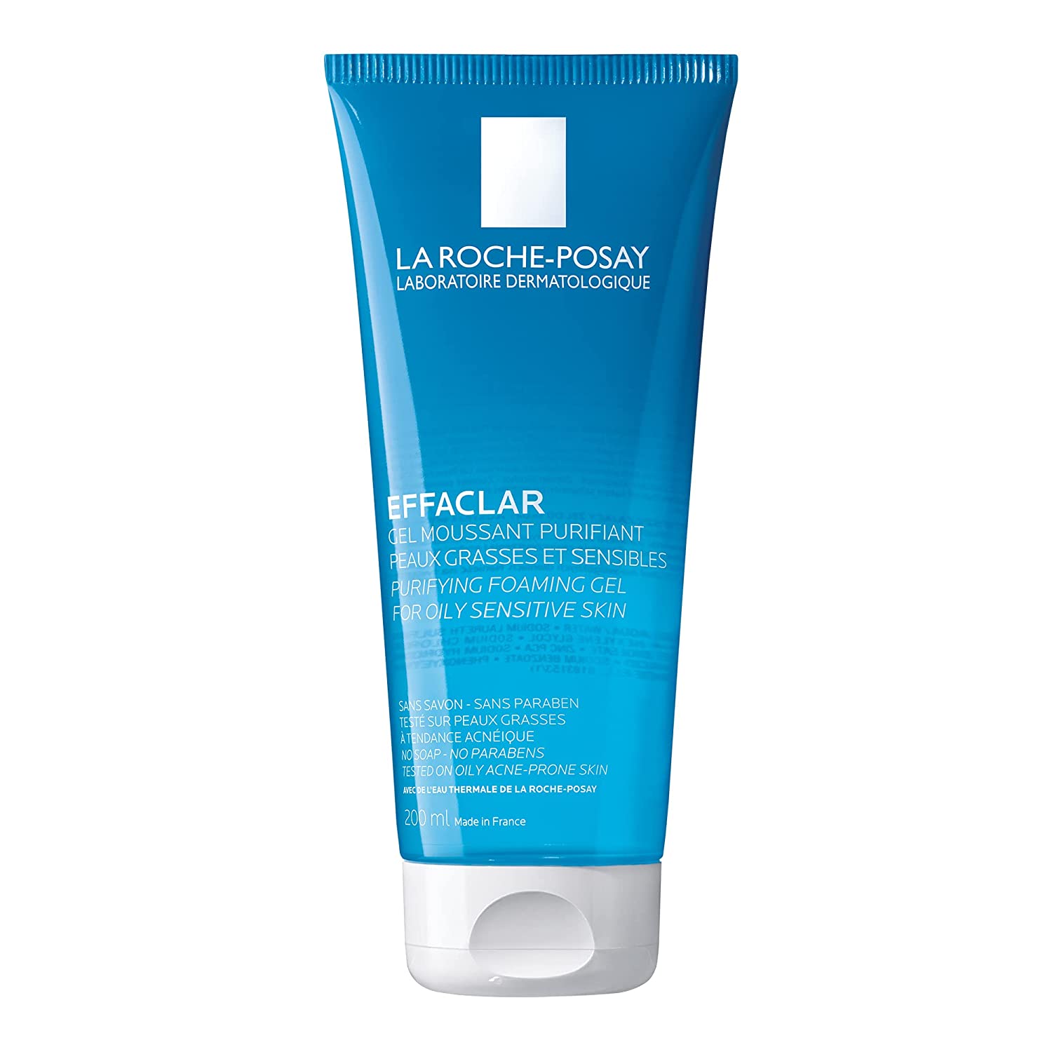 ژل شستشوی صورت لاروش پوزای مدل Effaclar، مناسب پوست چرب و حساس، حجم 200 میل